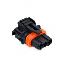 汽车防水连接器3p传感器进气压力插头接插件连接器塑料护套3芯连接器